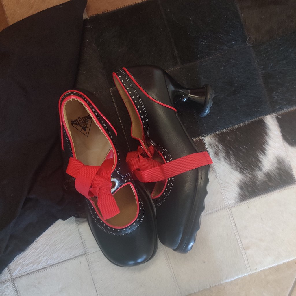John Fluevog Sugar Snap Shoes Size 12 W 10 M New